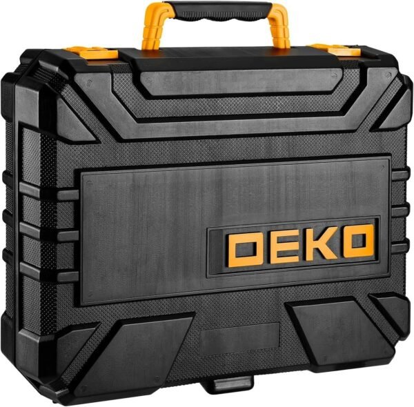 DEKOPRO 126 Piece Power Tool Combo Kits with 8V Cordless Drill 10MM 3/8'' Keyless Chuck - Image 5
